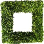 Square 20-inch Boxwood Wreath
